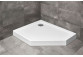 Pentagonal shower tray Radaway Doros Plus PT E, 100x90cm, prawy, acrylic, white