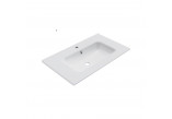 Countertop washbasin Excellent Rima 2.0, 60x40cm, without overflow, battery hole, śnieżnobiały