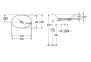 Countertop washbasin Villeroy & Boch Loop & Friends, 56x38cm, oval, z overflow, Stone White CeramicPlus