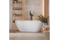 Bathtub freestanding Corsan Olvena 170 cm z wykończeniem black - white