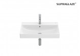 Small washbasin wall mounted Roca Ona 65x46 cm FINECERAMIC® - white