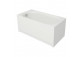 Bathtub Cersanit Flavia rectangular 70x140 cm, white