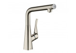 Kitchen faucet Hansgrohe Talis M54, single lever 210, pull-out spray, 2jet - stainless steel, finish