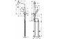 Kitchen faucet Hansgrohe Metris Select M71, single lever 320, 1jet - stainless steel, finish