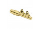 Set zintegrowany thermostatic Excellent Volaro 2.0 grzejnikowy lewy - gold shine