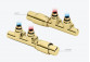 Set zintegrowany thermostatic Excellent Volaro 2.0 grzejnikowy lewy - gold shine
