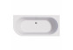 Bathtub freestanding Roca Eternity Wall 165x75,5 cm white