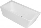 Bathtub freestanding wallmounted Excellent Lila 2.0, 150x72cm, acrylic, z overflow, white