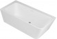 Bathtub freestanding wallmounted Excellent Lila 2.0, 150x72cm, acrylic, z overflow, white