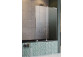 Parawan nawannowy Radaway Furo SL PND II 100, lewy, glass transparent, 100x150cm, przesuwny, profil chrome
