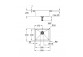 Zlewozmywak podblatowy Grohe K700 60-C 56/51 1.0, kompozytowy, 560x510 mm, szary granite