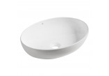 Ceramic washbasin Laveo Desna 51,5x39,5 cm countertop, without hole na baterie - white