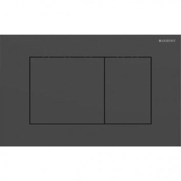 Flush button uruchamiający Geberit Sigma40 do spłukiwania dwudzielnego, round - black mat