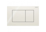 Flush button uruchamiający Geberit Sigma40 do spłukiwania dwudzielnego, rectangular, glass - lava