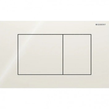 Flush button uruchamiający Geberit Sigma40 do spłukiwania dwudzielnego, rectangular, glass - lava