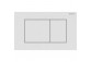 Flush button uruchamiający Geberit Sigma40 do spłukiwania dwudzielnego, rectangular, stainless steel - black mat