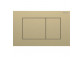 Flush button uruchamiający Geberit Sigma40 do spłukiwania dwudzielnego, rectangular, stainless steel - black chrome/ szczotkowany