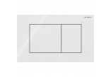 Flush button uruchamiający Geberit Sigma40 do spłukiwania dwudzielnego, rectangular, glass - piaskowy szary