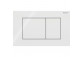 Flush button uruchamiający Geberit Sigma40 do spłukiwania dwudzielnego, rectangular, glass - piaskowy szary