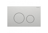 Flush button uruchamiający Geberit Sigma40 do spłukiwania dwudzielnego, round, stainless steel - black mat