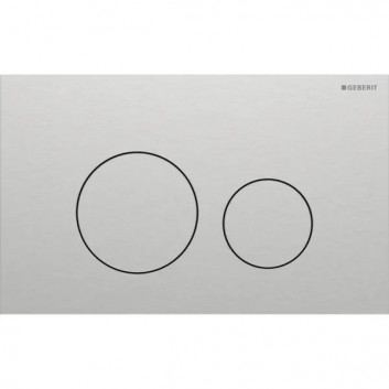 Flush button uruchamiający Geberit Sigma40 do spłukiwania dwudzielnego, round, stainless steel - black mat