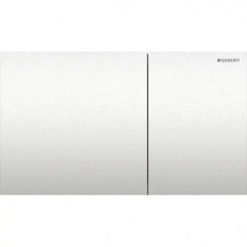 Flush button uruchamiający Geberit Sigma70 do spłukiwania dwudzielnego, rectangular, stainless steel - black mat