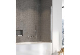 Parawan nawannowy Radaway Nes PNJ I 70x150 cm, prawy - glass transparent, profil GunMetal