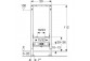 Concelaed frame Geberit DuofixBasic H112 for bidet