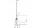 Concelaed frame Geberit DuofixBasic H112 for bidet