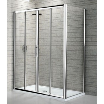 Drzwi przesuwne Novellini Lunes 2A 146-152 cm cm- sanitbuy.pl