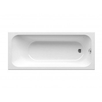 Bathtub Ravak Chrome rectangular 170x75 cm , white