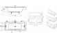Bathtub rectangular Ravak Formy 02 180x80 cm white