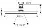 Overhead shower Hansgrohe Crometta S 240 1jet , round, 240mm, 8,9 l/min, black mat