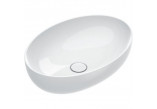 Countertop washbasin Catalano Sfera oval 60x42 cm, without tap hole, without overflow - white shine