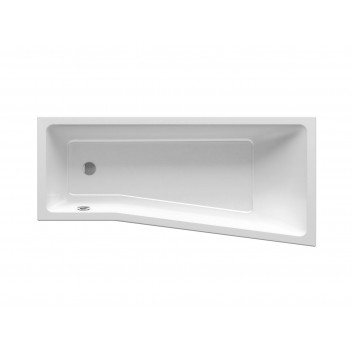Bathtub Ravak BeHappy II 170x75 cm, left, acrylic - white 
