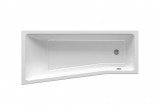 Bathtub Ravak BeHappy II 150x75 cm, right, acrylic - white 