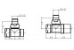 Set zaworowy Zehnder, typu U, chrome