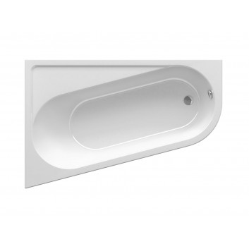 Corner bathtub right Ravak Chrome 160x105 cm acrylic, snowwhite