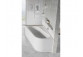 Corner bathtub right Ravak Chrome 160x105 cm acrylic, snowwhite