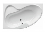 Bathtub acrylic Ravak Rosa II asymmetric 150x105 cm, left version - white