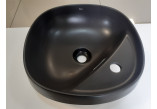 Countertop washbasin Roca Beyond, 59x46cm, Finceramic, without overflow, powłoka Maxi Clean, white