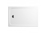 Shower tray rectangular Kaldewei Cayonoplan steel, z obniżonym nośnikiem ze styropianu, płaski 150x90 cm- white