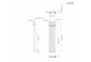 Grzejnik dekoracyjny Oltens Stang 150x26 cm - white