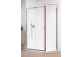 Door shower Radaway Alienta DWJ+S 100 cm - glass transparent, profil chrome