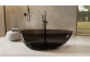 Bathtub freestanding Besco Assos B&W, 160x70cm, black/white