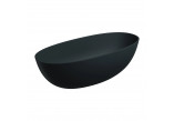 Bathtub freestanding 148x75cm, Omnires Shell M+, white shine