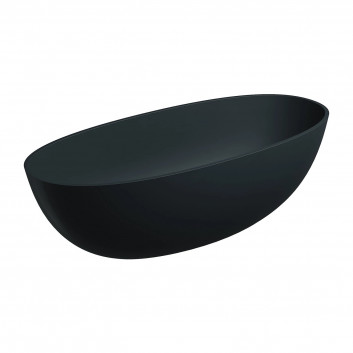 Bathtub freestanding 148x75cm, Omnires Shell M+, white shine