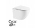 Ceramic washbasin Laveo Kvadrato 47x36 cm countertop, without hole na baterie - white