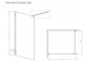 Door shower walk-in Radaway Essenza Pro 8 Gold, 130x200cm, glass transparent, profil gold