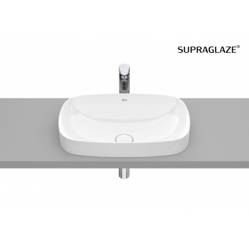 Under-countertop washbasin Square FINECERAMIC®, Roca Inspira - Onyks